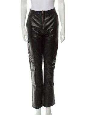 16ARLINGTON Leather Straight Leg Pants